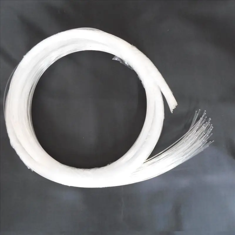 100 шт. x 0.75 мм диаметр х 2 метра длинный конец свечение pmma волоконно-оптический кабель для DIY стоит потолков бесплатная доставка