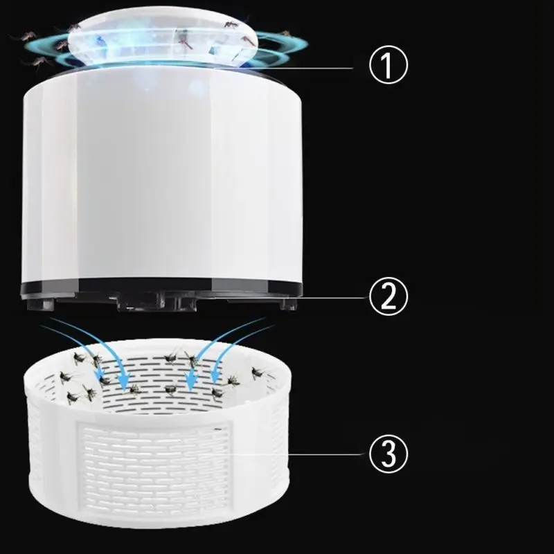 Assassino do Mosquito Luz e lâmpadas Led Usb Anti Mosca Mosquito Elétrico Lâmpada Casa Levou Bug Zapper Inseto Armadilha Lâmpada Dc12v 5 Cheap Lâmpadas p matar mosquito