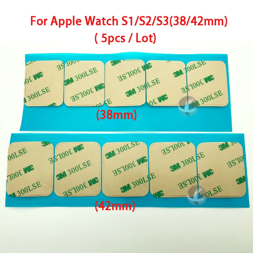 

5PCS / Lot 38 42mm Screen Frame Sticker For Apple Watch Series 1 2 3 4 S1 S2 S3 S4(40 / 44mm) Exclusive Double Side Adhesive