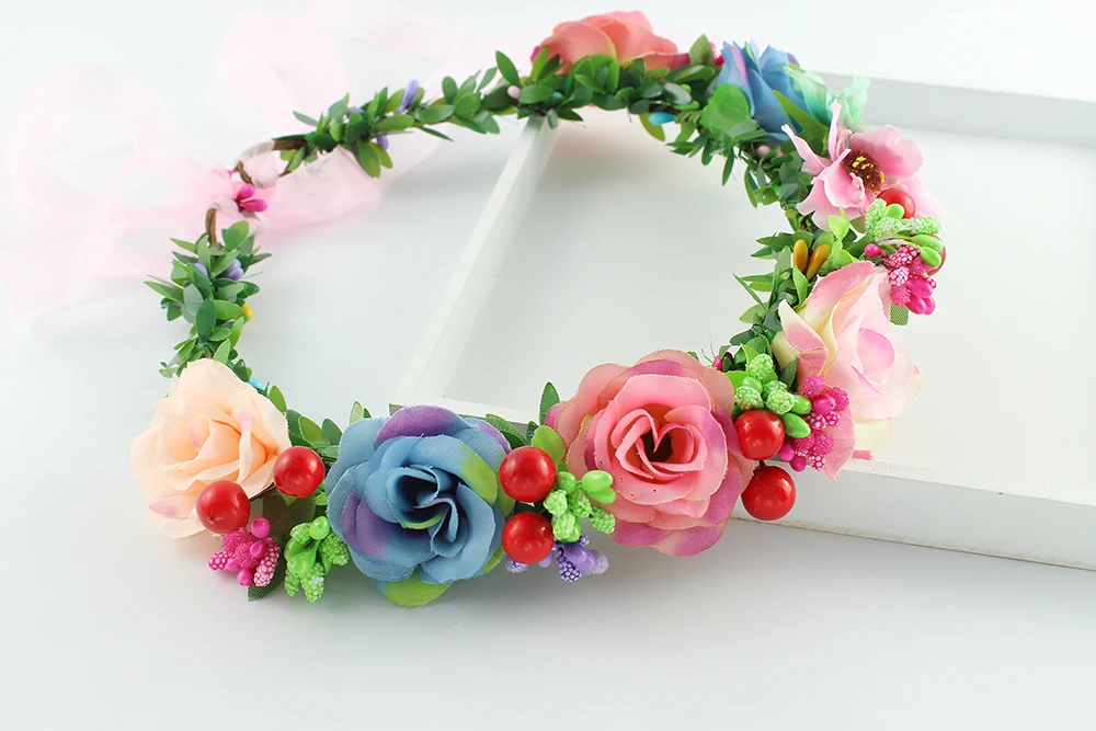 bridesmaid crown flower