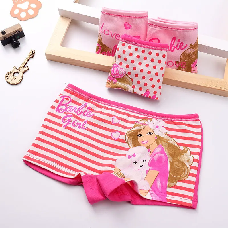 

New Lovely Cotton Children Panties 4 Pcs/lot kids Underwear Briefs Female baby girl panty Children Clothing