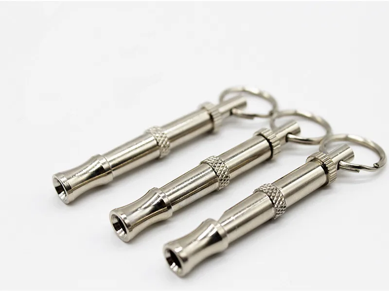 

Puppy Pet Dog Whistle Two-tone Ultrasonic Flute Stop Barking Ultrasonic Sound Repeller Cat Training Keychain