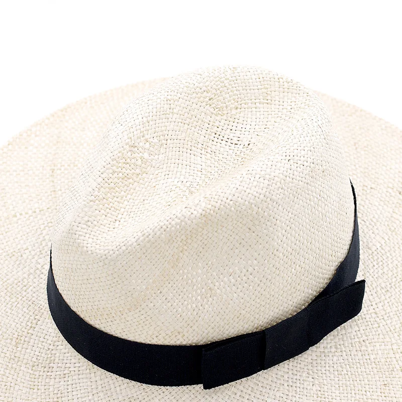 Muchique de Sinamay Sombreros de Panamá para las mujeres verano sombreros de Sun sombrero de playa de calidad superior sombreros de paja para los hombres - 4