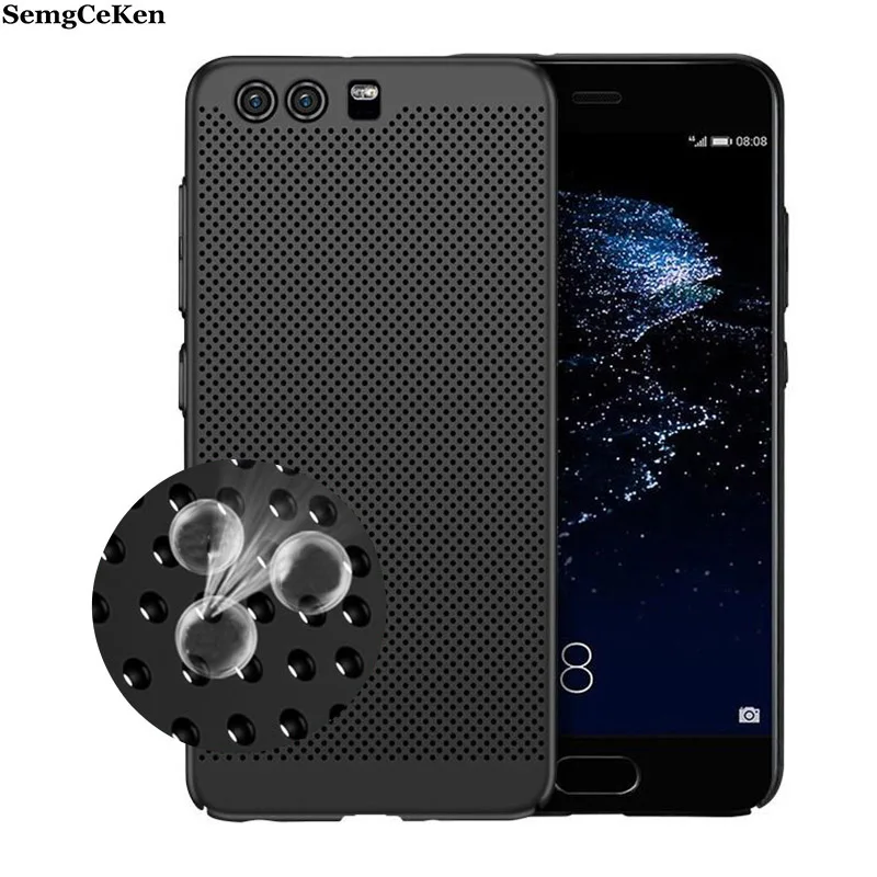 SemgCeKen Case For huawei honor 8 9 10 lite honor9 honor10 huawey p8 p9 mini gr3 2017 Breathable Mesh Radiating Phone back Cover | Мобильные