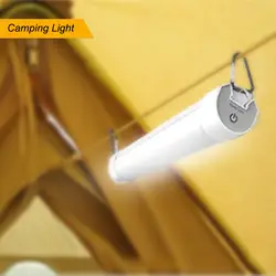 Сильный магнит светодиодный светодиодное освещение для лагеря аварийного свет 2 W 18650 Батарея Перезаряжаемые лампы Открытый Отдых Фонари