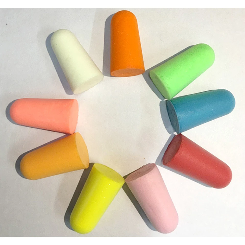 

Sleep foam earplugs cone waterproof earplugs noise reduction waterproof swimming pool accessories 10 pairs