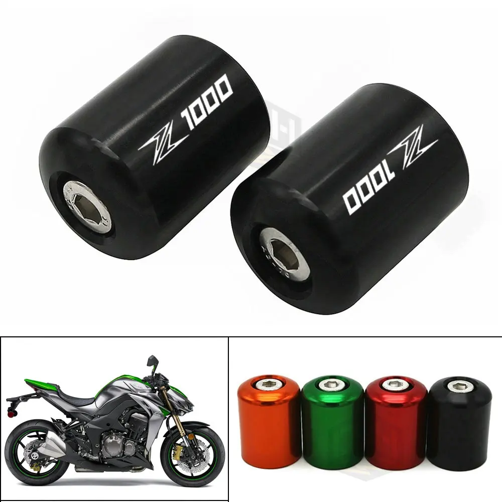 For KAWASAKI Z1000 Z 1000 2003-/ Z 1000R- Motorcycle Accessories CNC Aluminum Handlebar Grips Bar Ends Cap Slider