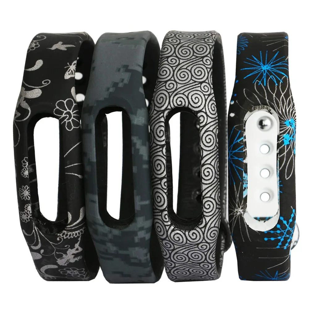 

4 Pack For Xiamo mi Band 1 Bracelet WristBand Silicone Smart Watch Wrist Strap For Xiaomi Band 1 Correa Replacement
