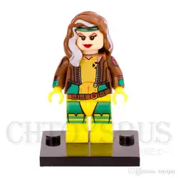 Одной продажи X-MEN Апокалипсис Rogue Marie Магнето супер-герои Минифигурки собрать модель DIY 3D строительные блоки детей подарки игрушки