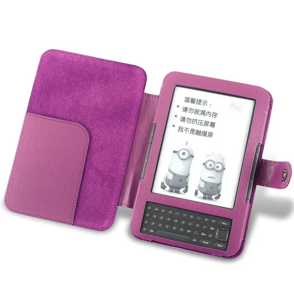 Защитный кожаный чехол для Amazon Kindle 3 го поколения kindle клавиатура чтения