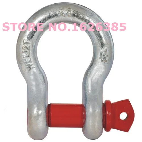 

3.25T 5/8"--6.5T 7/8" G209 U.S. Type screw pin bow anchor shackle electric galvanized die forging bracket lifting bolt shackle