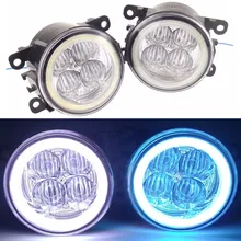 Для FORD RENAULT MITSUBISHI SUZUKI dacia Nissan Peugeot стайлинга автомобилей LED противотуманные Angel Eyes днем Бег огни 1 компл.