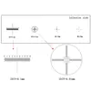 926 0.01mm Microscope Slides Reticle Calibrating Slide Ruler Cross Microscope Calibration Ruler Stage Micrometer 2