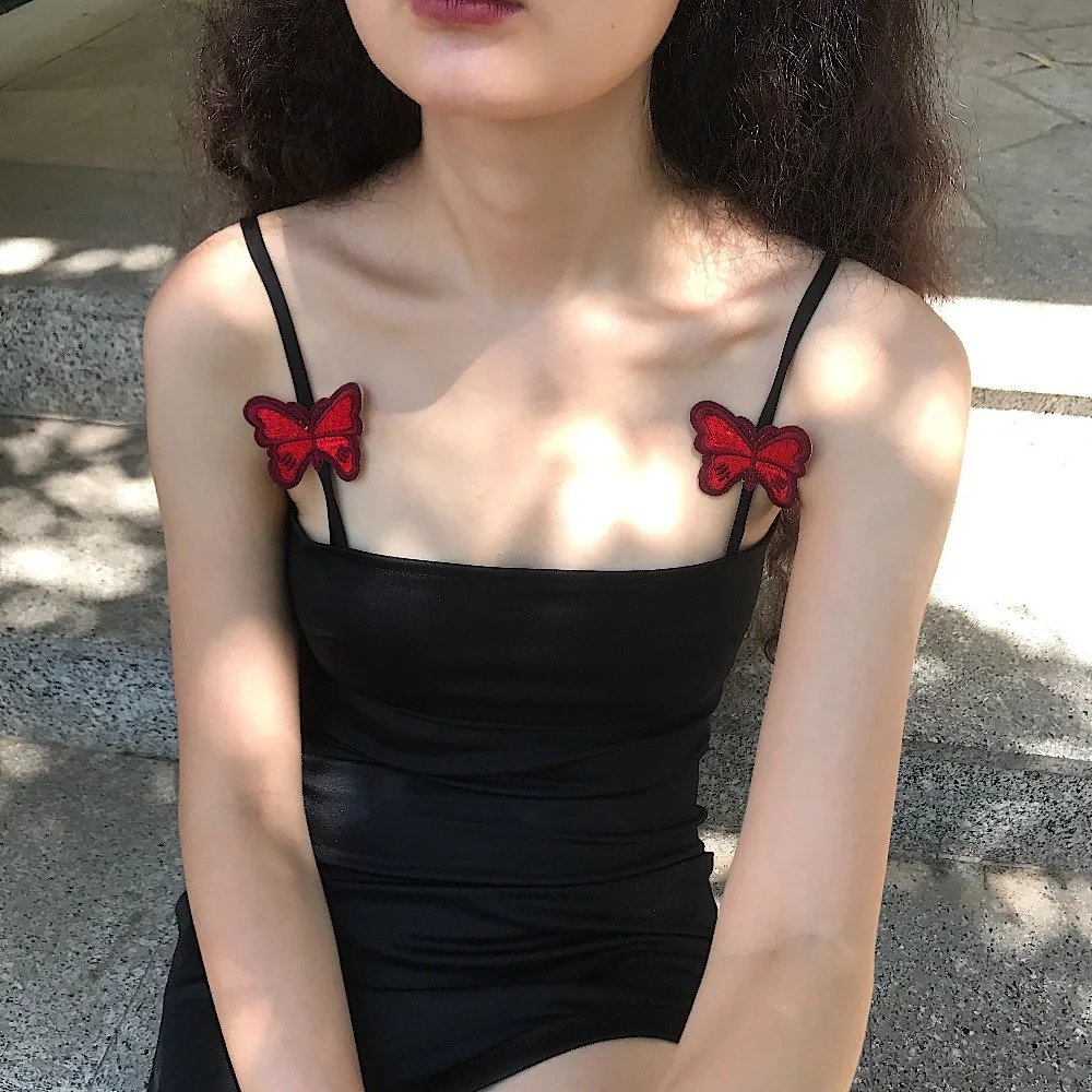 6 цветов женское винтажное черное платье с открытыми плечами и бабочкой летнее облегающее платье-футляр на бретельках сексуальное платье с открытыми плечами Vestidos