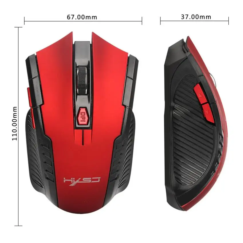 Ecosin2 Mosunx модная Мини 2400 dpi 6 кнопок 2,4 ГГц мини беспроводная оптическая игровая мышь подарок для ПК ноутбука Mar15 Прямая поставка
