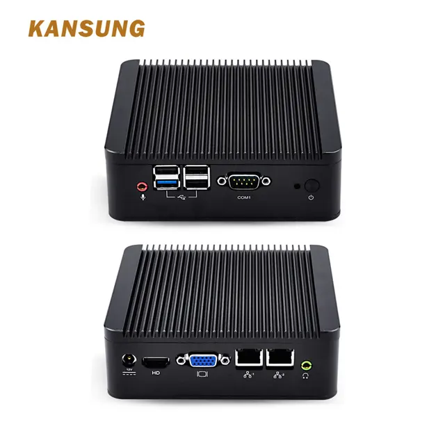 Special Offers KANSUNG Fanless Office Micro PC Computer Nuc Celeron J1900 CPU 2 Gigabit Lan Win 7 pfSense Ubuntu Linux Nettop Mini PC