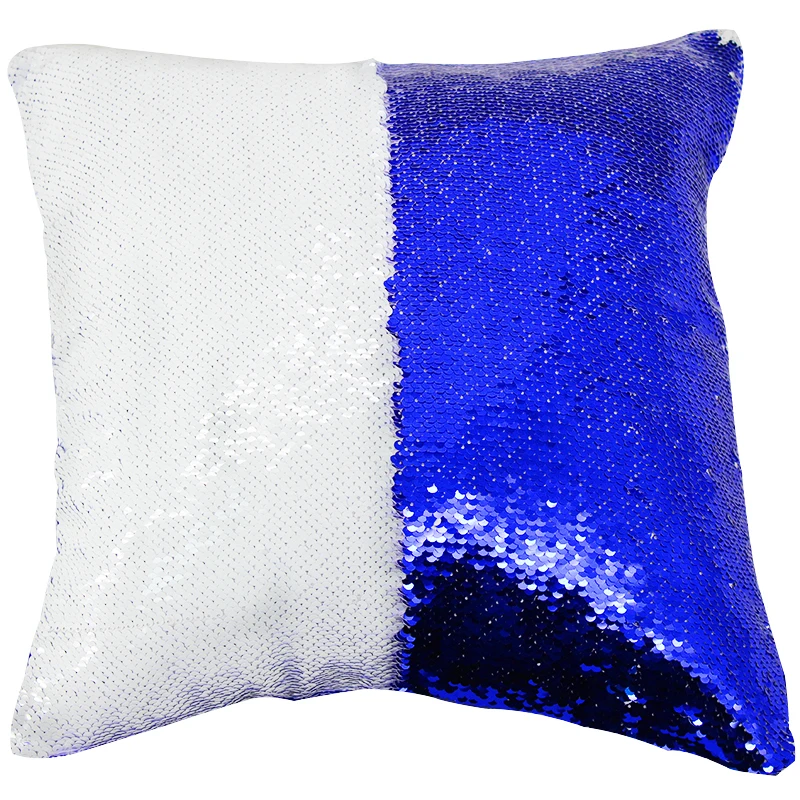 sublimation meditation square cushions home decor sequin pillow cover