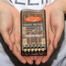 1 шт. 2 Way машинный аудио частоты делителя Hi-Fi Высокочастотный Низкочастотный динамик кроссовер ФИЛЬТР 180 W