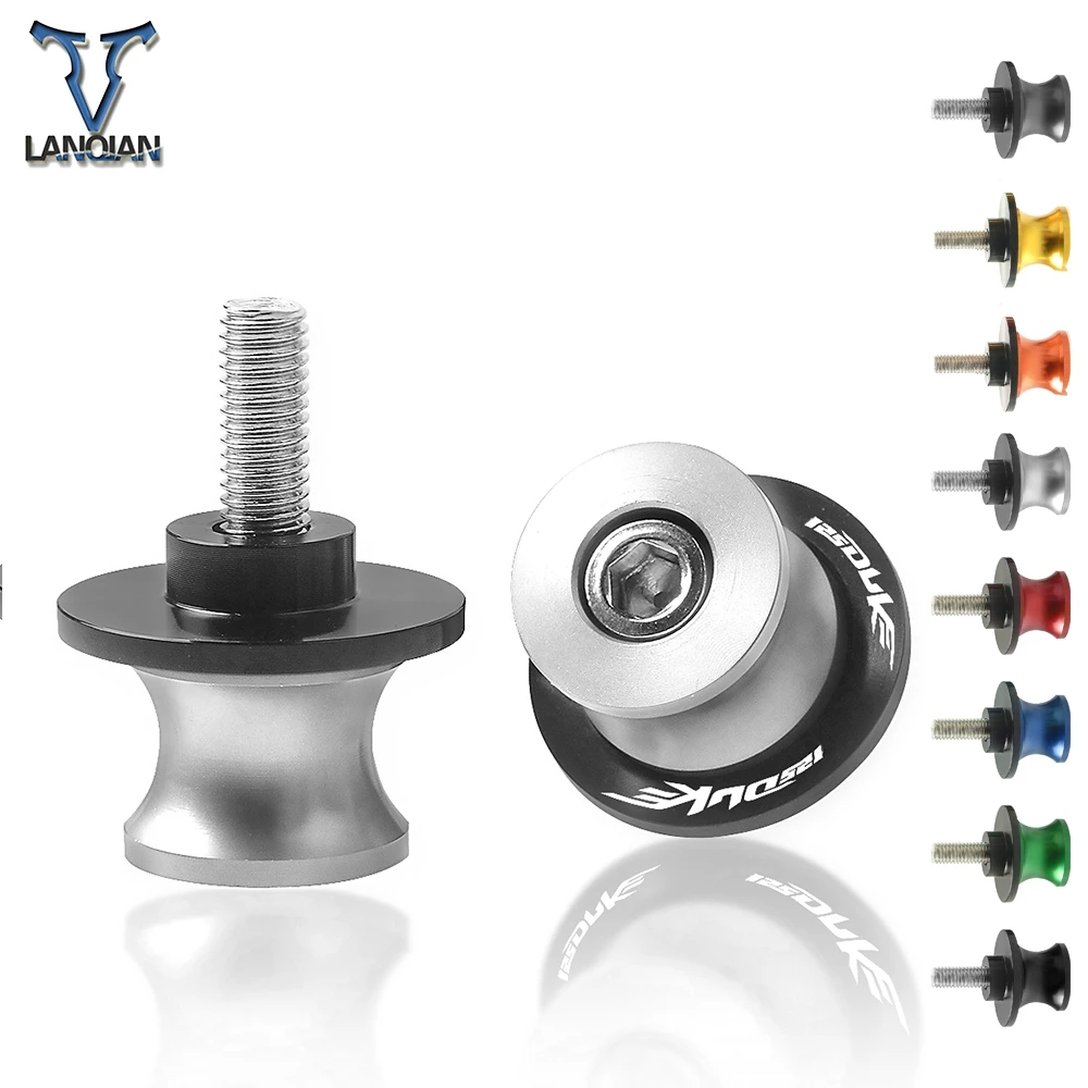 

10MM Motorcycle Accessories Swing Screw Sliders Moto Bike Swingarm Spools Arm Drop Screws For KTM 125 Duke 2012 2013 2014 2015