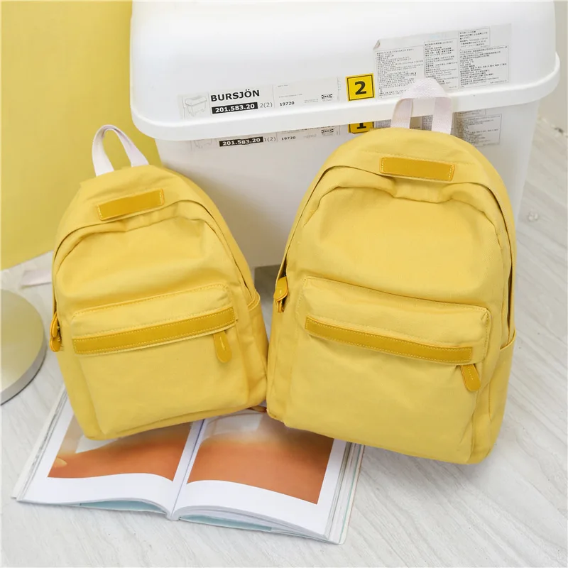 

IG67 New Women Dot Canvas Girl Teens School Bag Female Bagback Feminine Youth Backbag