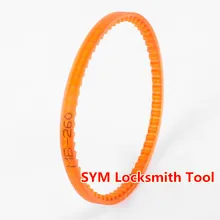 250 мм ключевые множительная техника запасных Запчасти Ремни Двигатель ремень для defu ключ Резка машины [5 шт.]