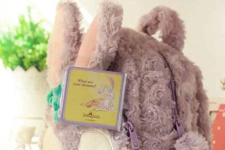 Duffy Bear новые друзья stellalou Rabbit плюшевый рюкзак мягкие игрушки Детский Школьный Рюкзак Мягкая Кукла Плюшевая сумка в форме животного подарки для девочек - Цвет: A