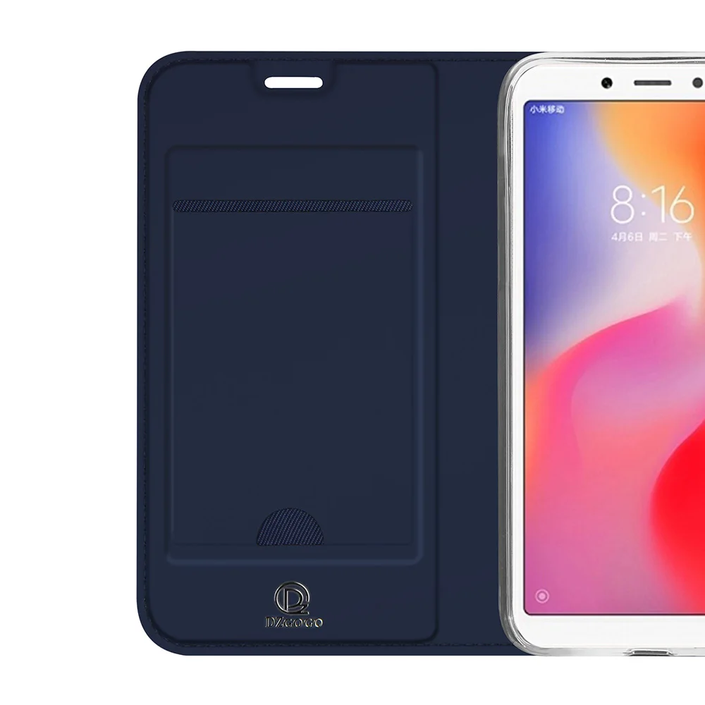 DZGOGO для Xiaomi Redmi 6A Чехол кожаный впитывающий кошелек чехол для Xiaomi Redmi6A чехол Полный защитный чехол
