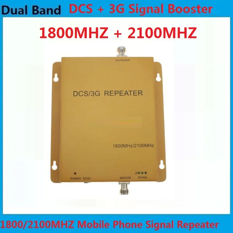 

High Power 3G 4G repeater Mobile phone signal booster Supports 3g 4g cellular data mobile signal repeater 1800/2100 amplifiers