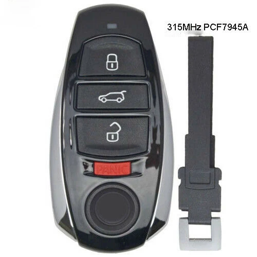 Запасной дистанционный ключ KEYECU 4B 315 МГц PCF7945A для Volkswagen entouareg 2011 2016 FCC ID:IYZVWTOUA|Ключ