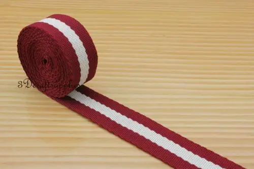 5 yards 1 inch(25mm) heavy weight polyester webbing Ribbon key fob strap ZD23 | Багаж и сумки