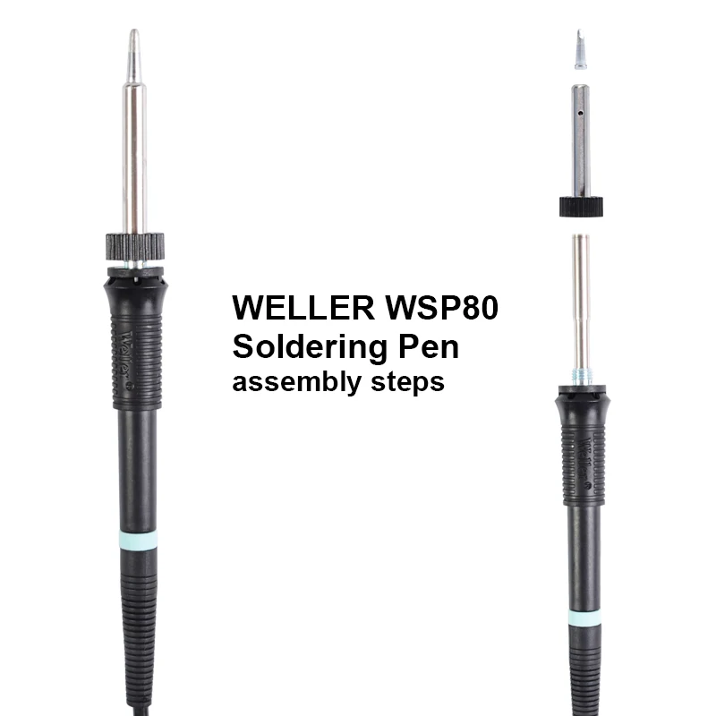 Паяльник Weller WSP80 80 Вт с ручкой карандаш для паяльных станций серебристой серии Ws101