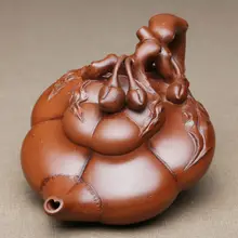 Yixing Zisha известный полностью чистый ручной резной фиолетовый песок горшки минный фиолетовый грязевой чайник кунг-фу чайник