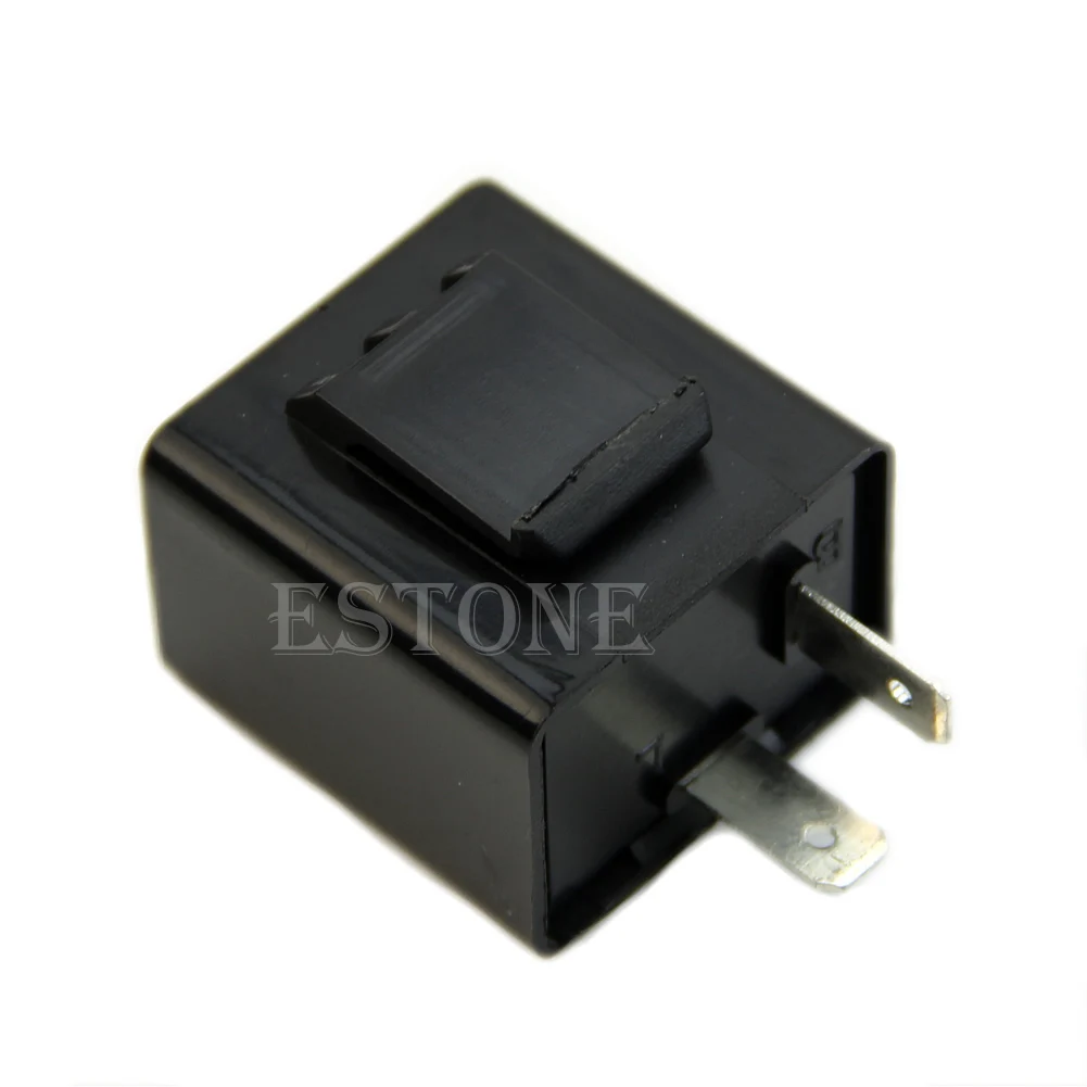 

DC 12V Motorcycle Turn Signal Flasher Blinker Relay LED Indicator Light 2 Pin Drop Ship n21