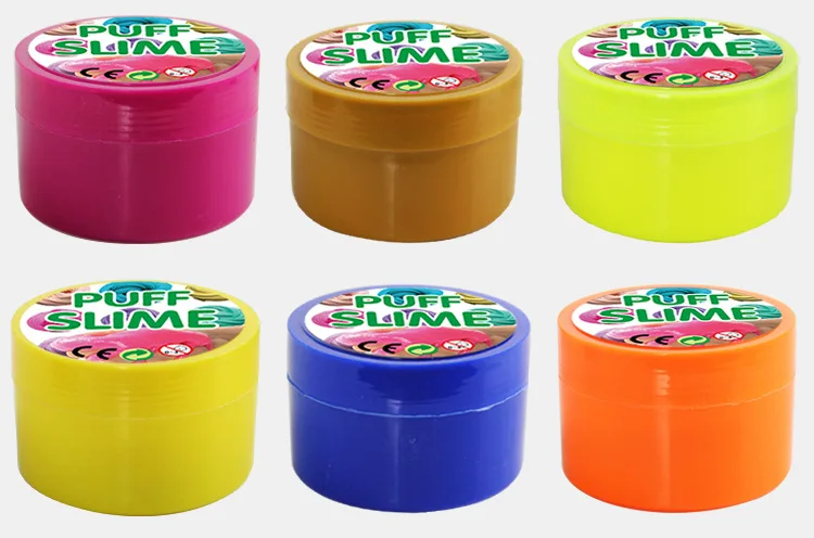 

Hotsale PUFF SLIME DIY Cotton Slime Clay Education Craft Toy Colored Mud Stress Relief Toy Stretch Plasticine Children Gifts