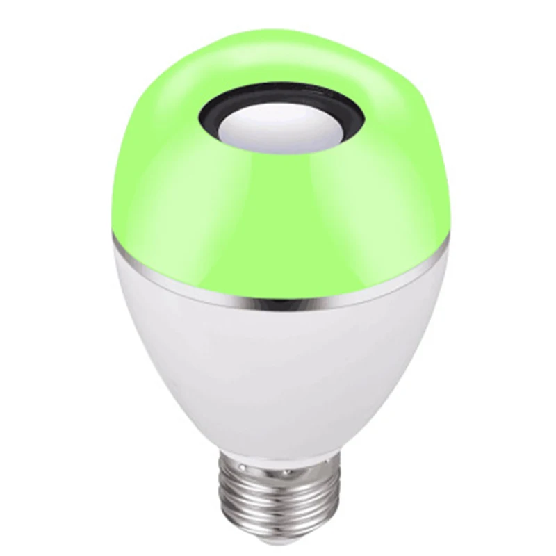 JLAPRIRA Динамик Bluetooth лампы E27 светодиодный RGB светильник в виде светодиодной лампа