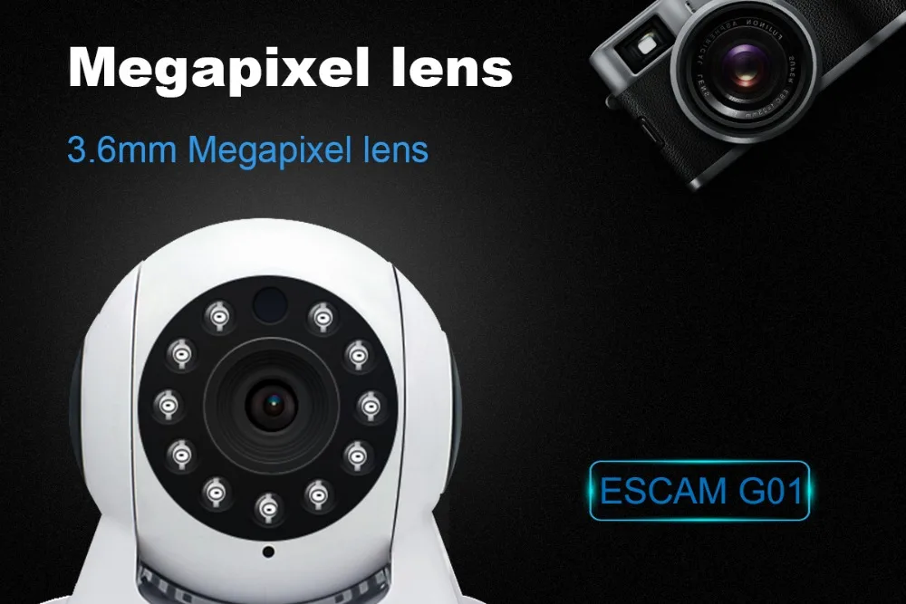 ESCAM G01 HD 1080P 200WDual антенна 1080P панорамирование/наклон Wi-Fi ИК ip-камера Поддержка ONVIF двусторонняя связь ночного видения