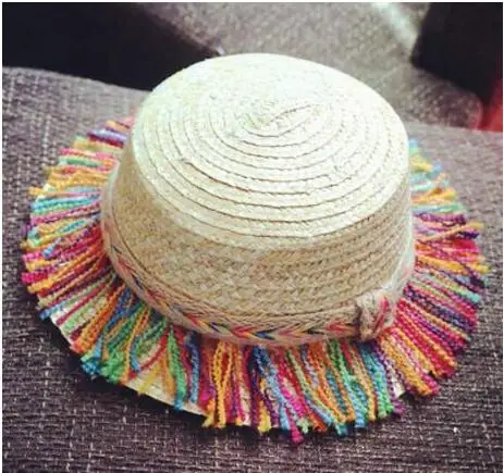 Летние женские шляпы на плоской подошве, соломенная шляпа, Панама, стиль cappelli, сбоку, с бантом, пляжная кепка, кепка для девушек - Цвет: 2