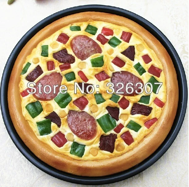 Пудинг-труба пицца еда модель для симуляции искусственные продукты блюдо колбаса пиццы овощей