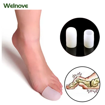 

10Pcs Hot New Feet Care Insoles Fabric Gel Silicone Tube Bunion Toes Fingers Separator Divider Protector Corns Calluses S001