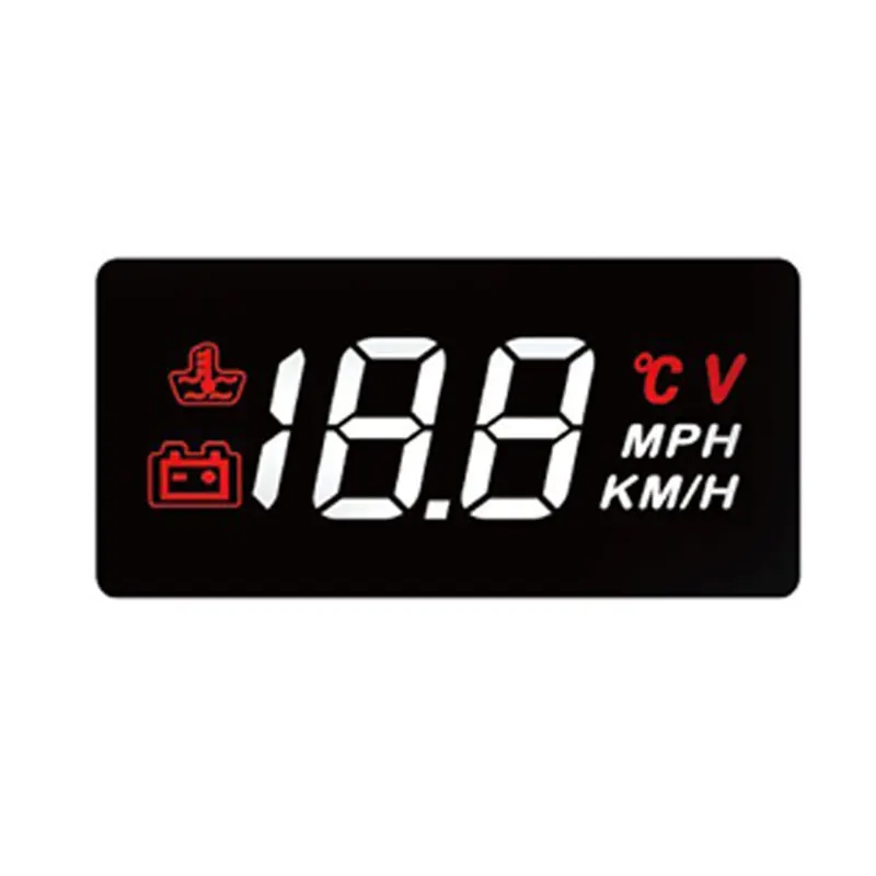 

Dealcoo 3.5' OBD HUD Car HUD BOD2 Head Up Display Projector on The Windshield GPS Speedometer HUD Display Car Speed Projector