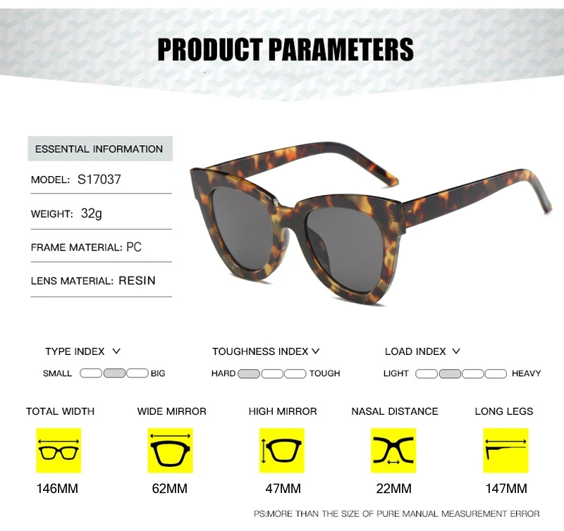 Fashion Cat eye Sunglasses Women Luxury Brand Designer Vintage Sun glasses Female Glasses For Women Gafas de sol uv400 big round sunglasses