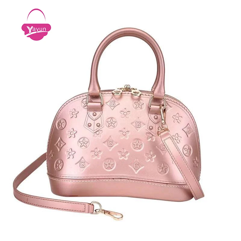

New fashion ladies'diagonal bag jelly shell leather small diagonal bag shoulder-back ladies' handbag bolsa feminina