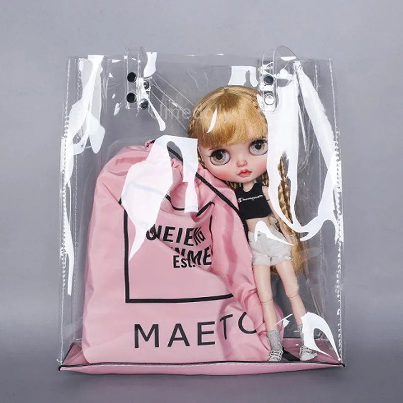 1 шт. саквояж для Блит, Holala, OB24, 1/6 BJD плечо прозрачный исходящий пакет сумка кукла аксессуары
