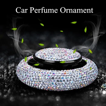 

2020 New bling bling Crystal Car Ornament Air freshener Purifier Auto Perfume Interior Accessiores Car Styling