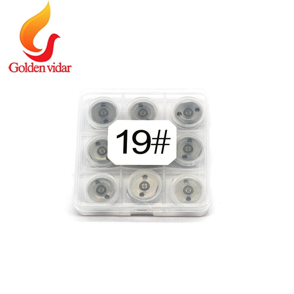 6pcs/lot Control valve plate 19# Orifice for denso injector 095000-5230/5341/5342/5344/5471/5472/5473 for Mitsubishi L200 4D56