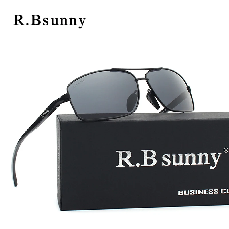 

R.Bsunny R1347Fashion Brands polarized sunglasses Men Business Classic high quality sunglasses block Driving glare UV400 goggle