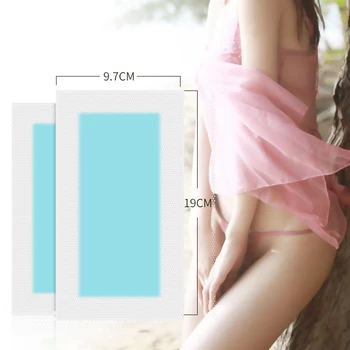 

Hot sale 1pc Summer New Hot Sale Professional Hair Removal Double Sided Cold Wax Strips Paper For Leg Body Face