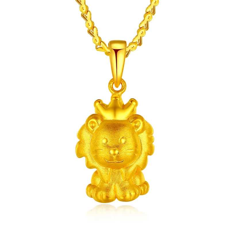 Authentic 24k Yellow Gold Pendant 3d 