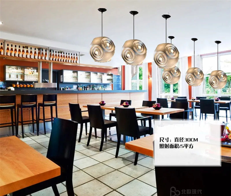 Modern Space Ball Pendant Lamp-2