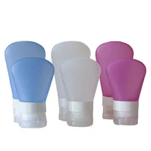1PC Refillable Bottles Silicone Travel Packing Bottle Lotion Shampoo Bath Container Press Bottle G61012